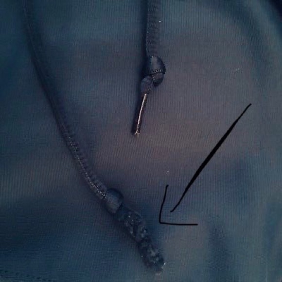 Nike Track Jacket XL Hooded blue with yellow trim - Picture 7 of 7